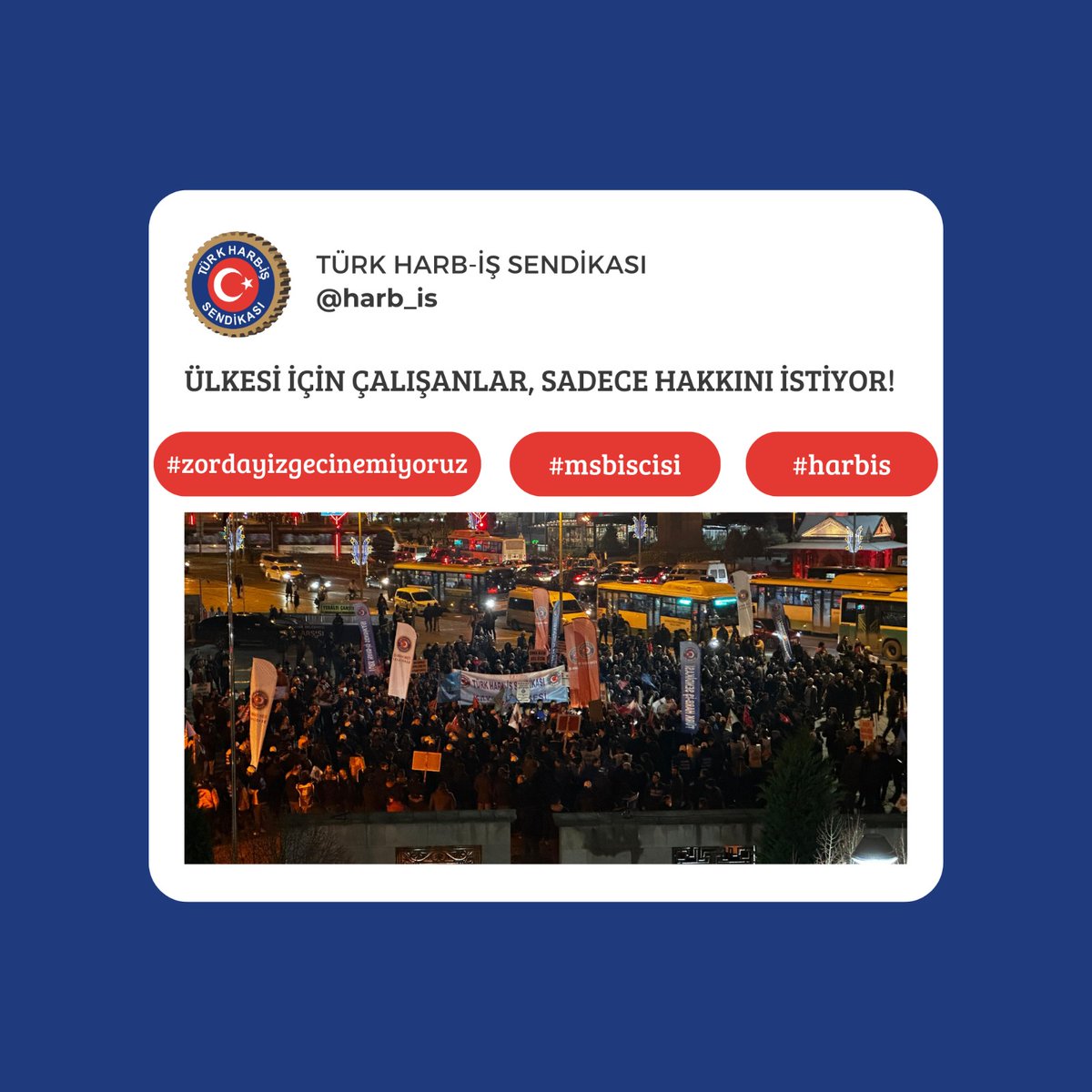 Ülkesi için çalışanlar, sadece hakkını istiyor!

#zordayizgecinemiyoruz
<a href="/turkiskonf/">TÜRK-İŞ</a>