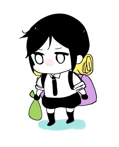 これはうとうとしながら描いたデカいたまごやきをしょってる薬研さん 