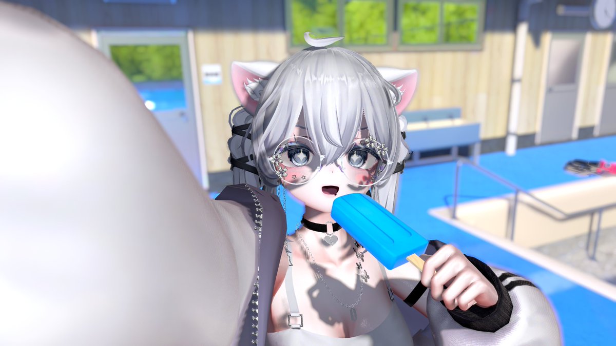 suwujo's tweet photo. Feels like summer☀️

World - 澄夏町学校 プール開放日 -School Swimming Pool in Summer-
Author - Atto_あっと

#Sio3D #CHOCOLATERICE_vrc #VRChat #vrchatworld https://t.co/29EaH3VVgf