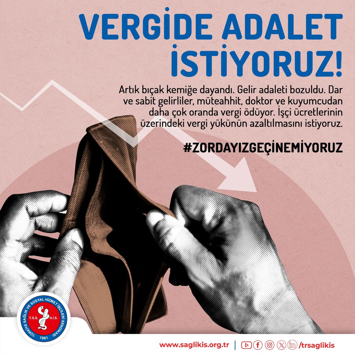 Vergi hesabı yapmaktan usandık! Vergide adalet istiyoruz!

#zordayizgecinemiyoruz
<a href="/turkiskonf/">TÜRK-İŞ</a>