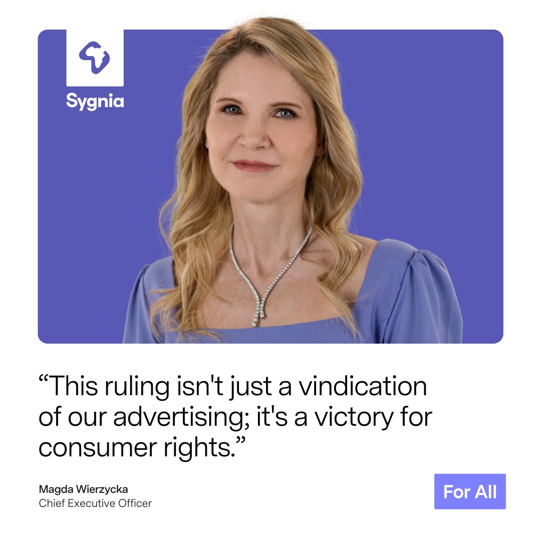 "By allowing us to continue educating the public about the long-term impact of fees, this ruling helps us in our mission to revolutionize the investment landscape for the benefit of all South Africans."

Read more about the appeal here 👉🏽 l8r.it/CdwO

#Sygnia #Victory