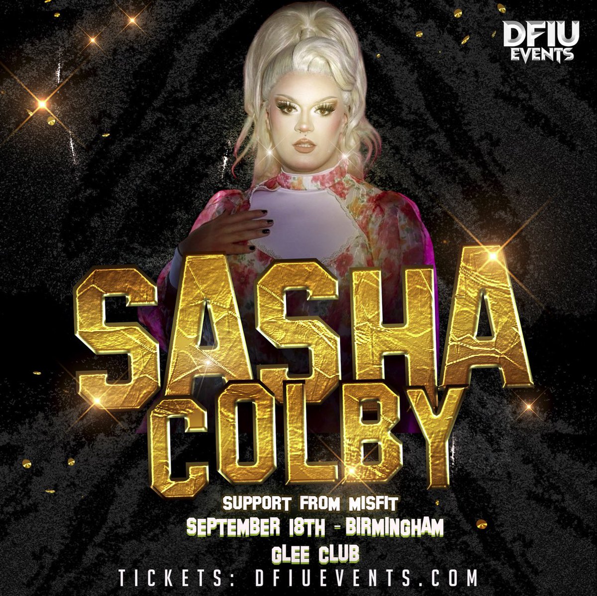 callhermisfit's tweet image. i’m supporting THE @sashacolby on the 18th of september at @GleeClubBham 🥹🩷