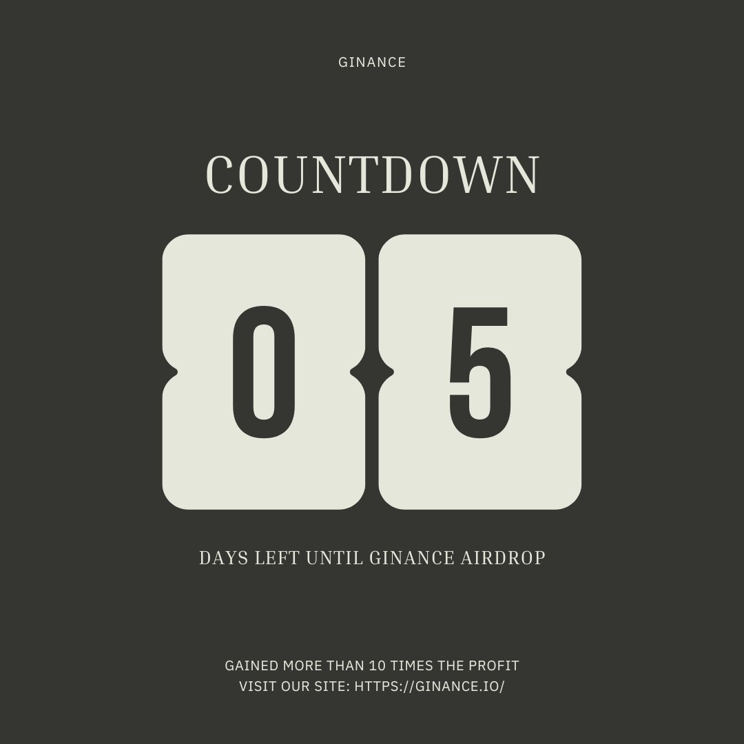 🚀 Cash Rewards

🥳 Celebrating Ginance’s address number exceeding 110,000 and the upcoming airdrop.

We will conduct a lucky draw in the official Discord channel.
⏰ Time: August 16-August 22
🏅 Winners: 5 people per day, a total of 35 people
💰 Prize: 5 USDT
⚠️ How to