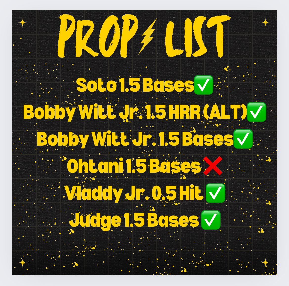 FlashPickz_'s tweet photo. BANGGGG 5/6 on the list yesterday ๐ค
Hopefully you cashed out ๐ค๐พ
#Flashleaks #GamblingX #GamblingTwitter #WhopIO https://t.co/z13Ot40Z8P