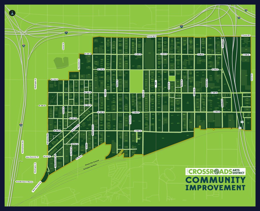 We're down to the final stretch of forming a Crossroads Community Improvement District. Contacting individual property owners for in-person signatures is labor intensive work! If you can help in any way, please email contact@kccrossroads.org. 💚

Info: kccrossroads.org/community-impr…