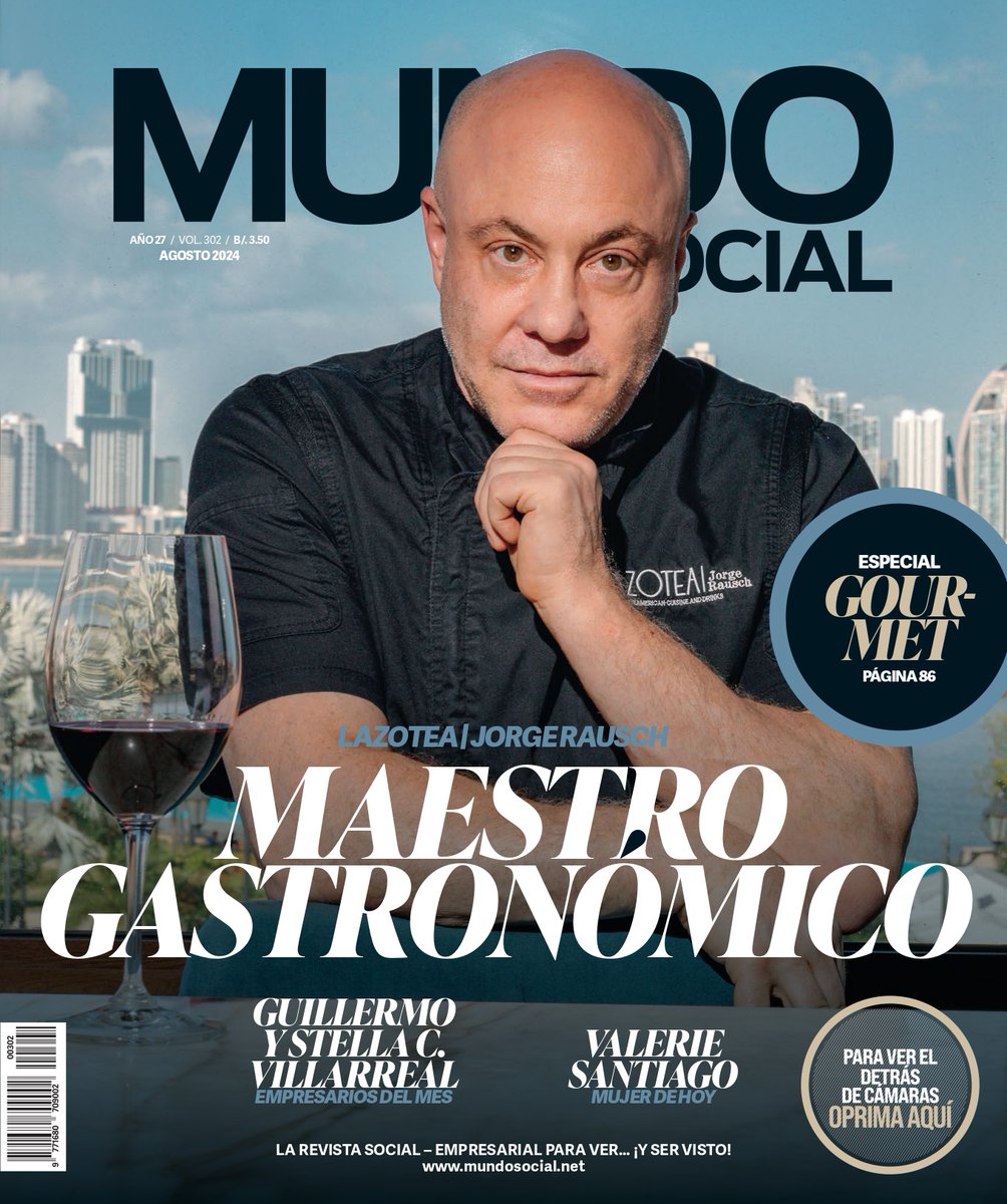 mundosocialpma's tweet image. Llega nuestra nueva edición de Agosto 2024, En portada contamos con Jorge Rausch, en Gerente del Mes con Guillermo & Stella C. Villarreal y en Mujer de Hoy con Valerie Santiago ⭐️
Disfruta más de la revista digital en el link de nuestra Bio✔️