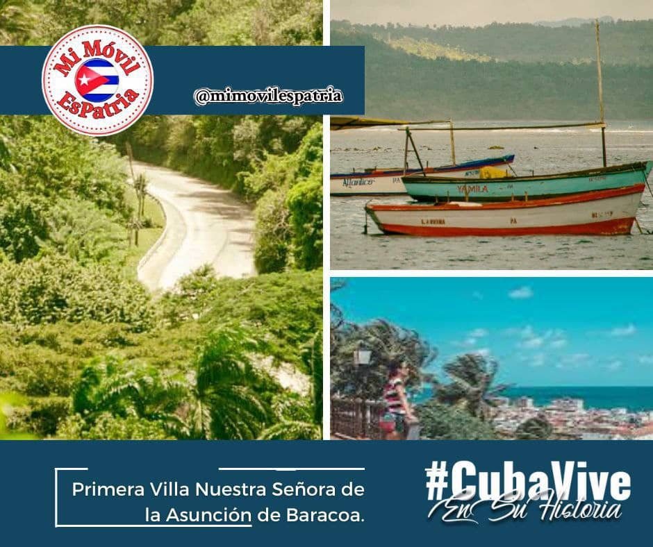 Fundada el #15DeAgosto de 1511 #Baracoa fue la primera Villa fundada por los españoles.
Muchas felicidades a todos sus pobkadores en este nuevo aniversario!!! #IndustriasCuba