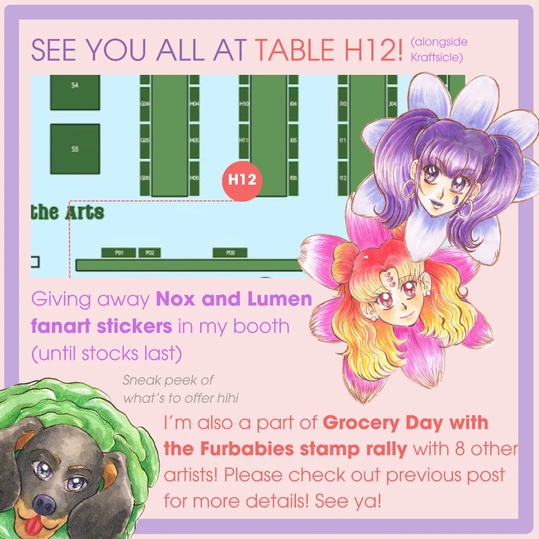 mhanevision's tweet photo. Just 2 sleeps away before the much anticipated @PatronsOTArts Hayop at Halaman! Please drop by Elements at Centris if you can this weekend and support local art! 

Also, new floral/fruity swag at Table H12! And free Nox and Lumen stickers!See you all soon!

#artph https://t.co/4zkk3H1VPs