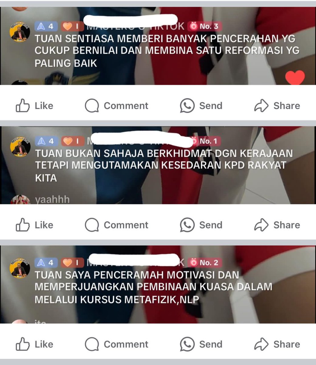 Apabila kita sentiasa menyampaikan maklumat umum kepada orang awam. Syukur masih ada orang yang menghargainya berbanding sekeliling kita yang tidak menyukainya.

<a href="/imigresenmy/">Imigresen Malaysia</a> <a href="/saifnasution/">Saifuddin Nasution Ismail</a> <a href="/anwaribrahim/">Anwar Ibrahim</a> <a href="/KDNPUTRAJAYA/">KDN🇲🇾</a> <a href="/jpagov/">Jabatan Perkhidmatan Awam 🇲🇾</a>