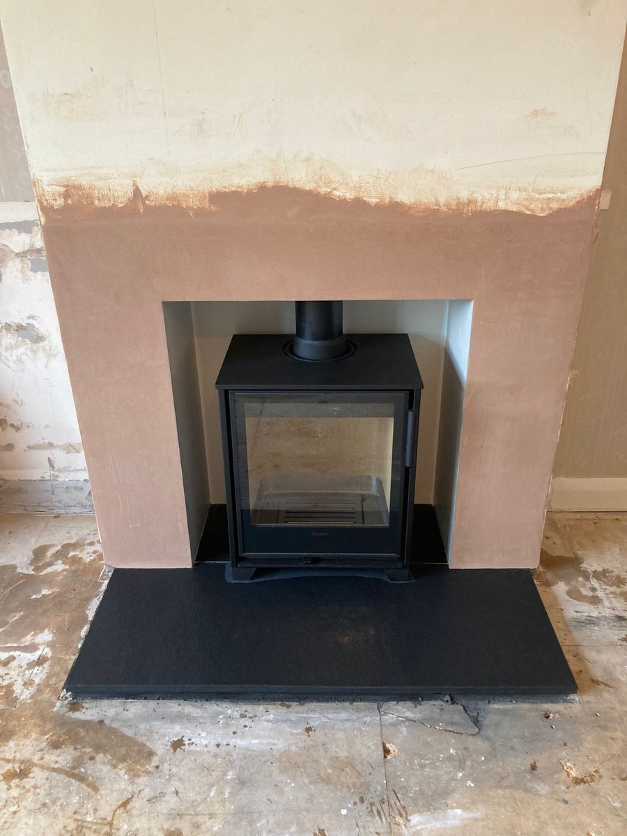 SalesBatley's tweet photo. From an old stone fireplace to a timeless #Contura #210G stove  in a day!  call now for your own site survey on 01924472207 or email sales@firestove.co.uk https://t.co/PhyKKjrL91