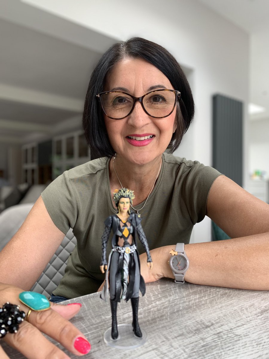 jessica7martin's tweet photo. I am the proud owner of this beautiful Mags figurine. Based on the character I played in The Greatest Show in the Galaxy. Exquisitely crafted by Traken Custom. #DoctorWho https://t.co/XpikLTrinW