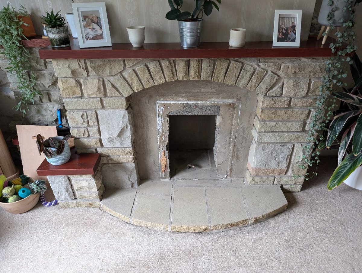 SalesBatley's tweet photo. From an old stone fireplace to a timeless #Contura #210G stove  in a day!  call now for your own site survey on 01924472207 or email sales@firestove.co.uk https://t.co/PhyKKjrL91