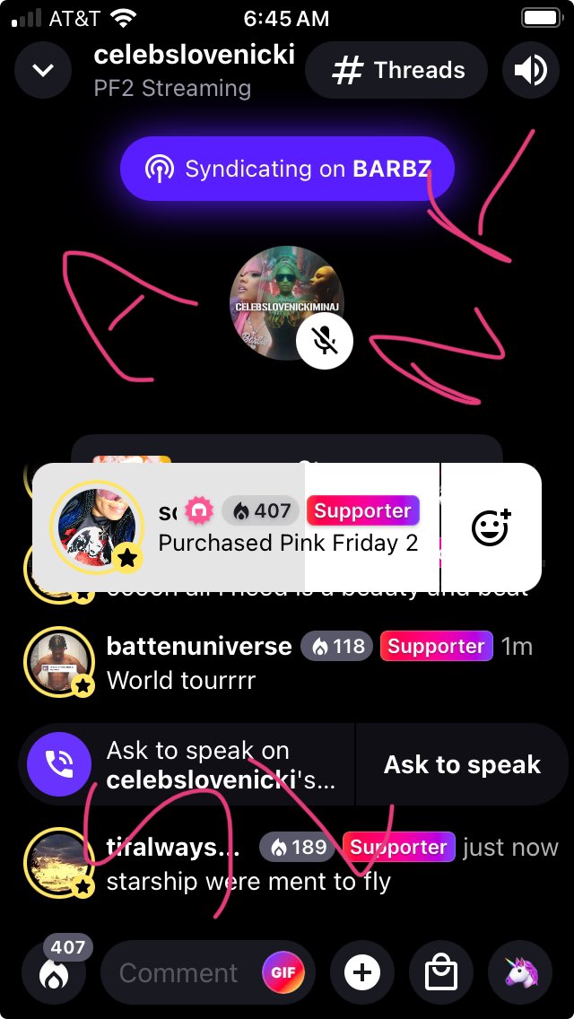 Southlanickifan's tweet photo. Me waking up early in the morning to support #pf2 &amp; the #barbz who support the Queen of rap #GagCityOlympics #ItLookEasyDontIt #7DaysOfKis #gagcity2 Buy Pink Friday 2 https://t.co/xQuldnjgZc
