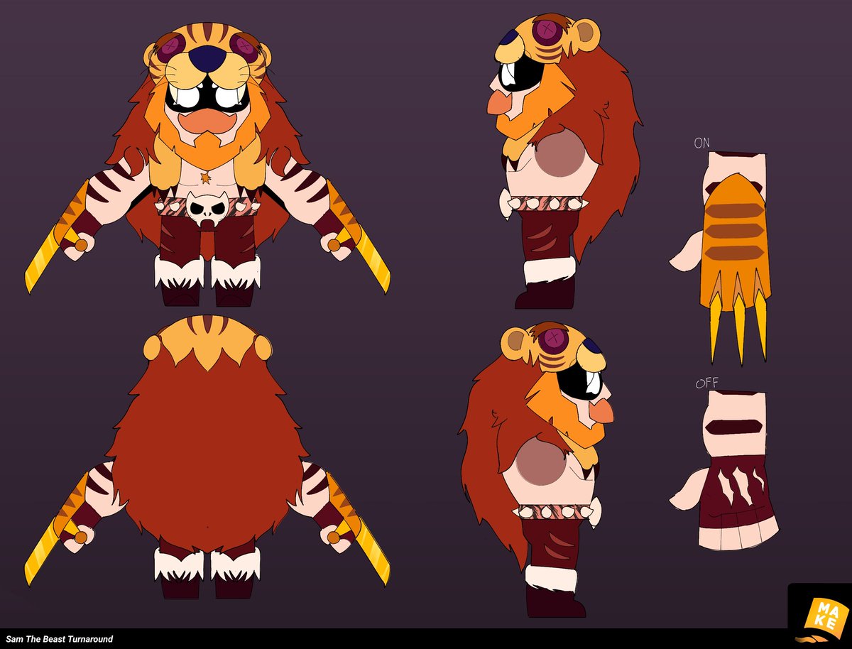 arb_Owen1's tweet photo. My skin for the #supercellmake: Sam the Beast
Inspired on Logan(Wolverine), Sabertooth and Kraven

#BrawlStars #BrawlStarsArt https://t.co/Bdn9CaldXY