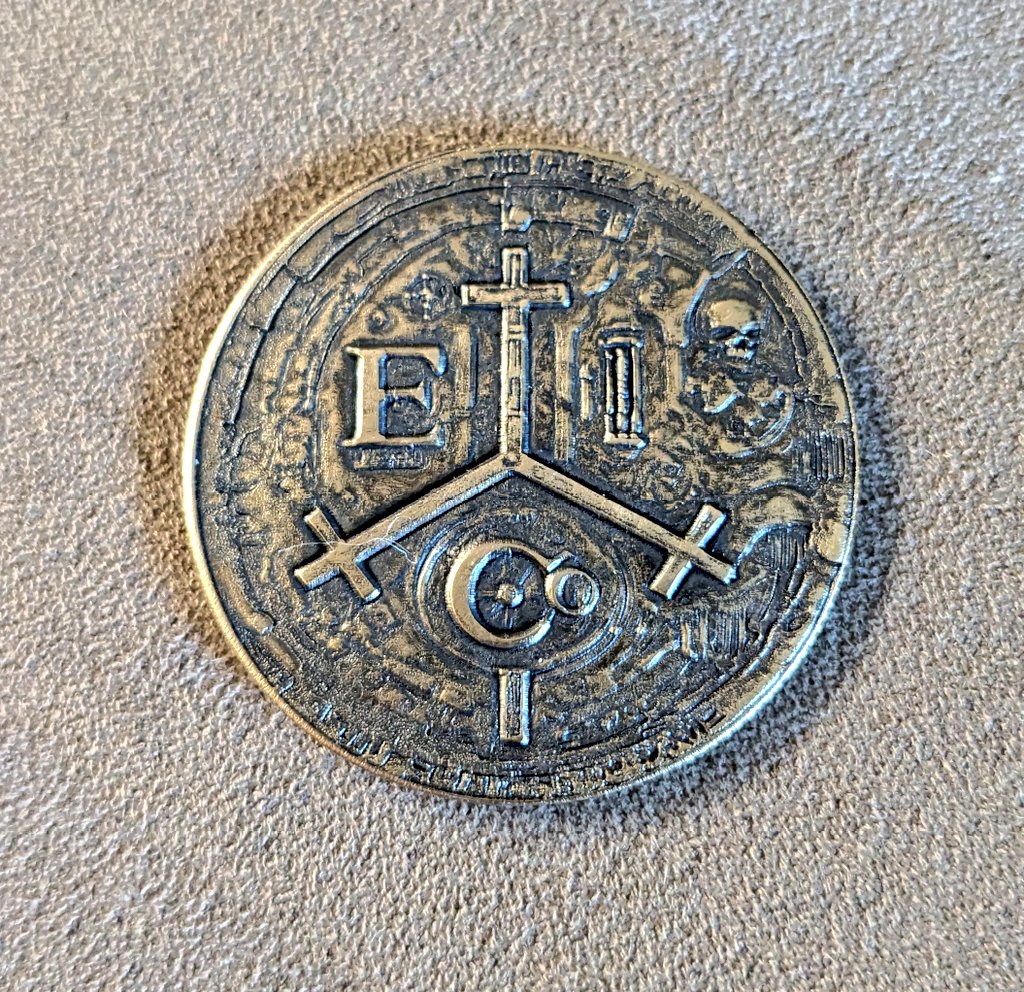 Scott Detweiler (@sedetweiler) on Twitter photo Making something fun for some random soul to find in the park. Enjoy trying to figure out what this is and where it came from. 😆 #coins #sd3 <a href="/MonportLaser/">Monportlaser</a> #fiberlaser Making something fun for some random soul to find in the park. Enjoy trying to figure out what this is and where it came from. 😆 #coins #sd3 <a href="/MonportLaser/">Monportlaser</a> #fiberlaser