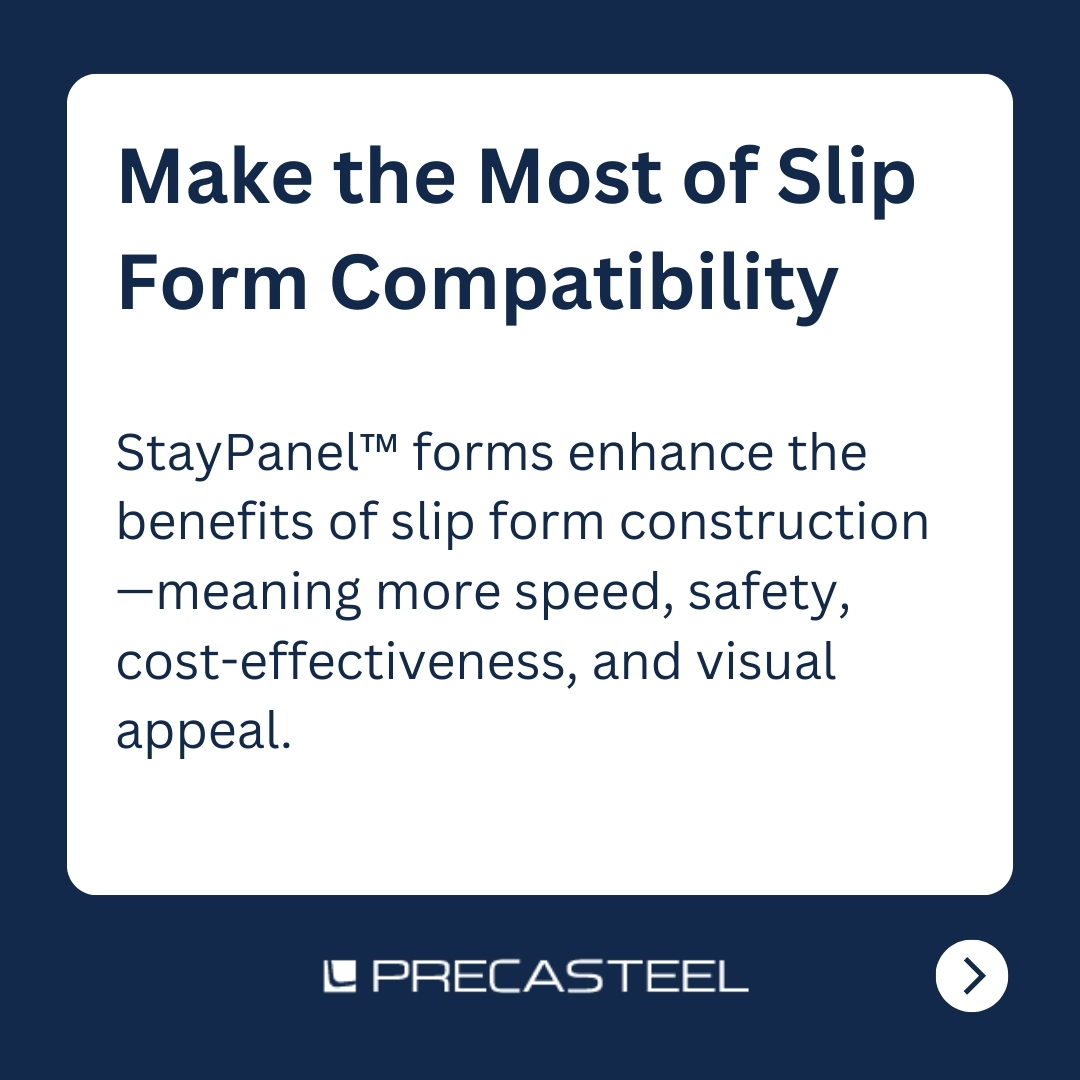 Precasteel's tweet photo. Upgrade your builds with StayPanel™ forms: Faster, safer, and cost-effective construction with a sleek, modern look. #StayPanel https://t.co/RqxUJqxNCF