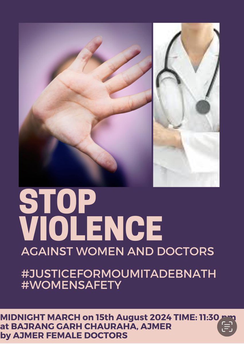 drpoojarawat's tweet image. #justiceformoumitadebnath 
#DoctorsSafety 
#IndependenceDay