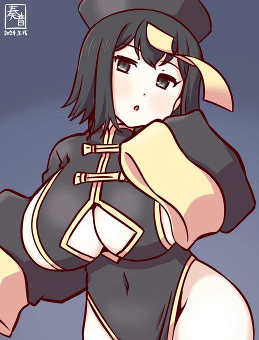 「うふふ… 夜目も利くのでありますよ!」#艦これ版真剣お絵描き60分一本勝負_20240815#あきつ丸 