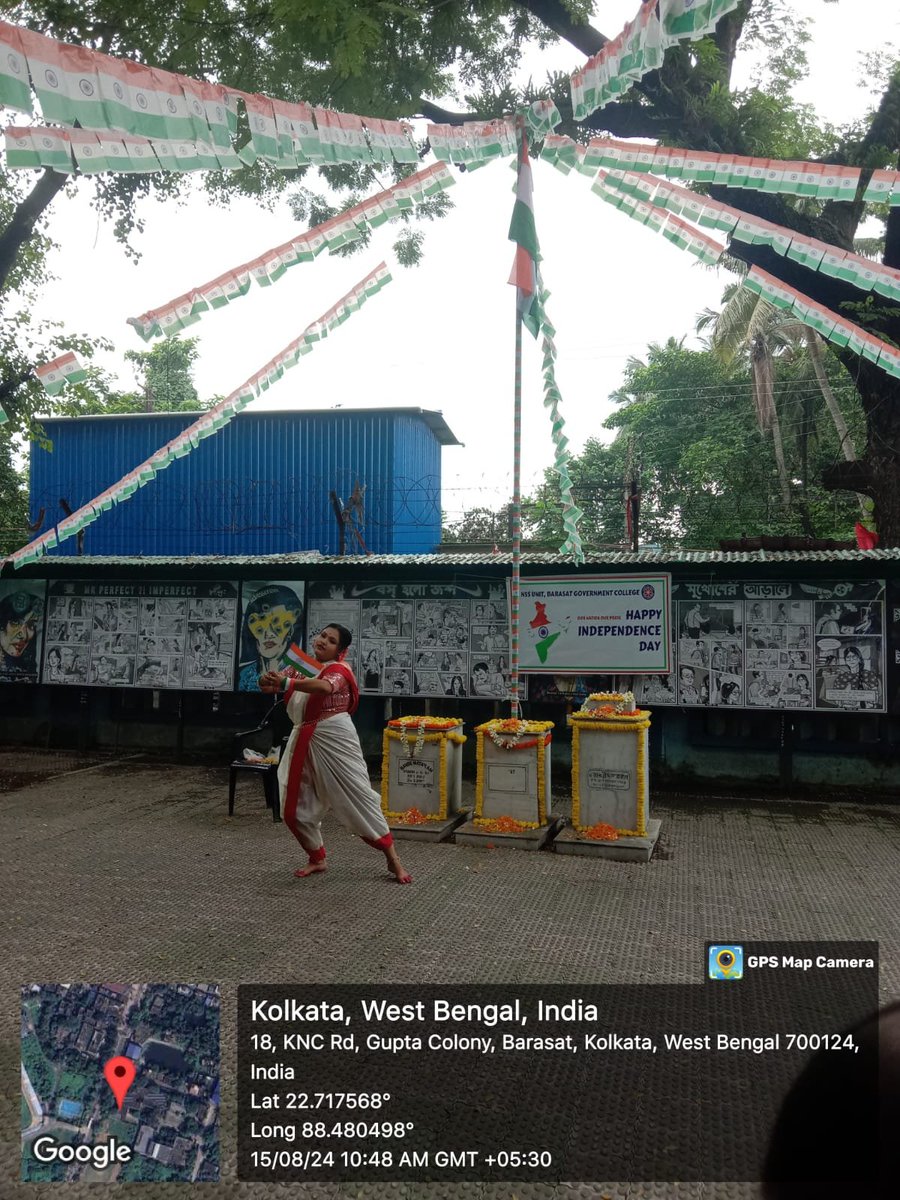 nssbgc_unit's tweet photo. NSS Unit of #Barasat Govt. College observed #Independence Day on 15.08.2024.

@rdnss_kolkata 
@_NSSIndia 
@YASMinistry 
#IndependenceDay2024 https://t.co/uRykhDYJnB