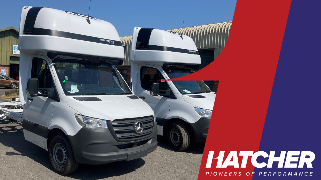 A fine pair of Pony Sleeper pods heading off to the bodyshop.  For more info on Pony Pods download our brochure here hatchercomp.co.uk/pony-fantasy-i…