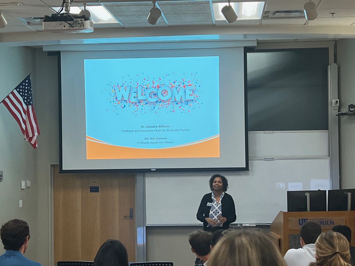 Welcome to all our new grad students! We're thrilled to have you join the #GatorNation. Get ready for an exciting journey of discovery, innovation, and growth at UF. Let's make this year unforgettable!