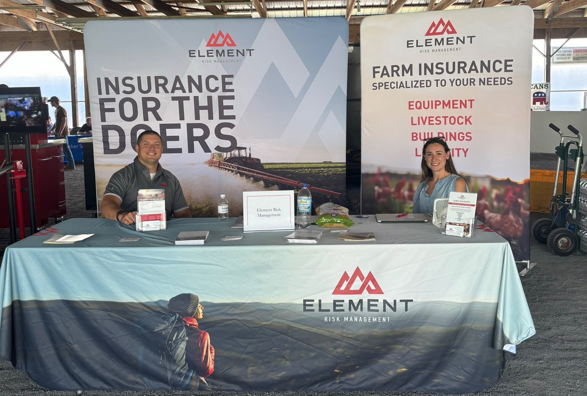 element_risk's tweet image. It’s the last day to meet our amazing team at Penn State's Ag Progress Days!! Visit our booth: EC405.
#elementrisk #insuranceforthedoers #insuranceagency #riskmanagement #insurance #aginsurance #agprogressdays2024