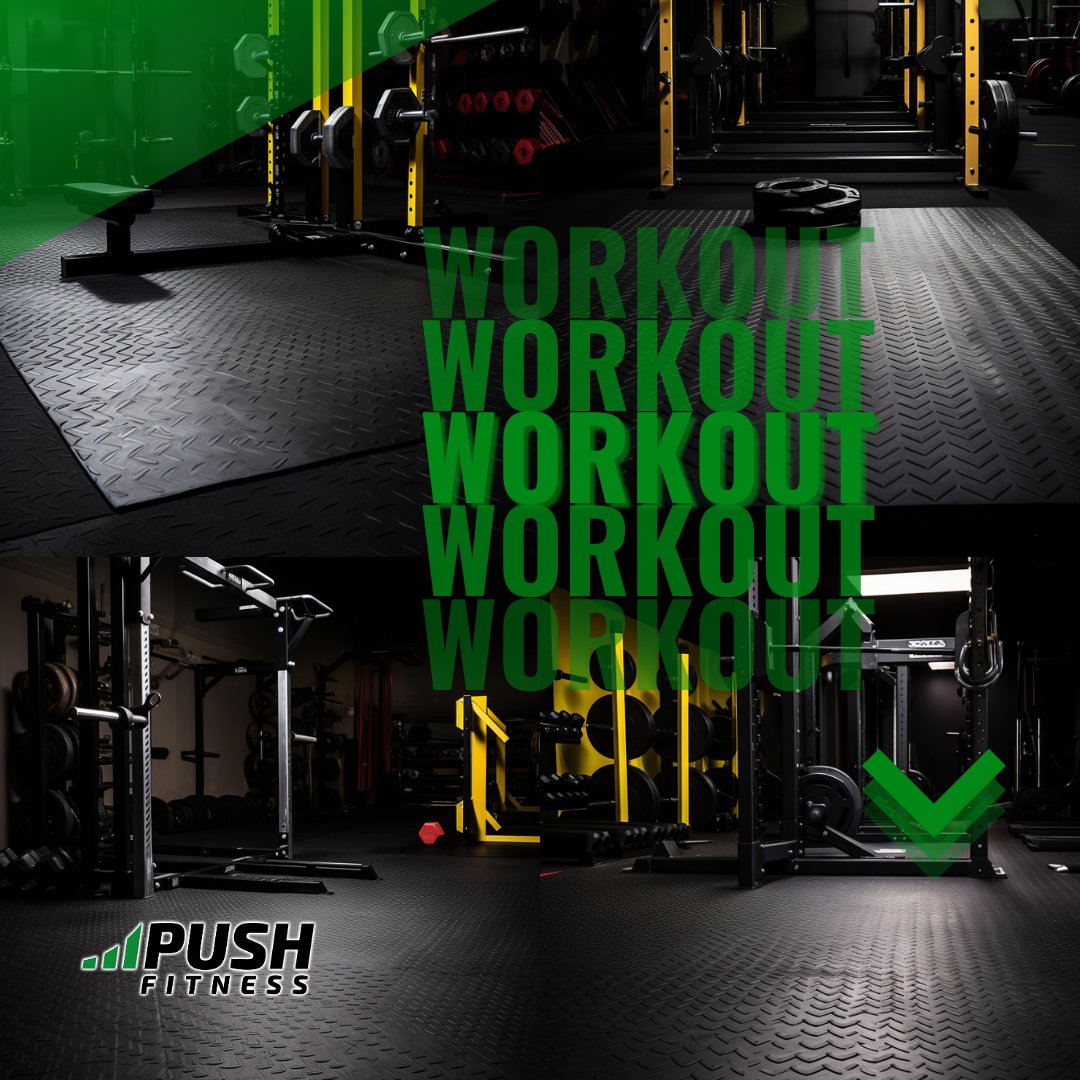 GymMatsCanada's tweet photo. Transform your workout space with our gym mats that offer both comfort and resilience. Feel the difference as you power through your routines, knowing you have the best support underfoot. #MatPower #GymReady #PushFitness https://t.co/0kBXY0T15T
