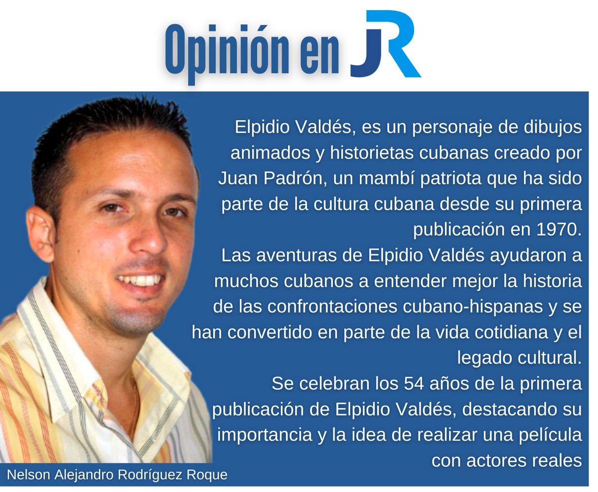 En #OPINIÓN de <a href="/JuventudRebelde/">JuventudRebelde</a>, el periodista @narrr1982 reflexiona sobre el impacto cultural, más allá del entretenimiento, del dibujo animado de #Cuba, Elpidio Valdés, un mambí patriota parte de la cultura cubana desde su primera publicación en 1970
 👇
juventudrebelde.cu/opinion/2024-0…