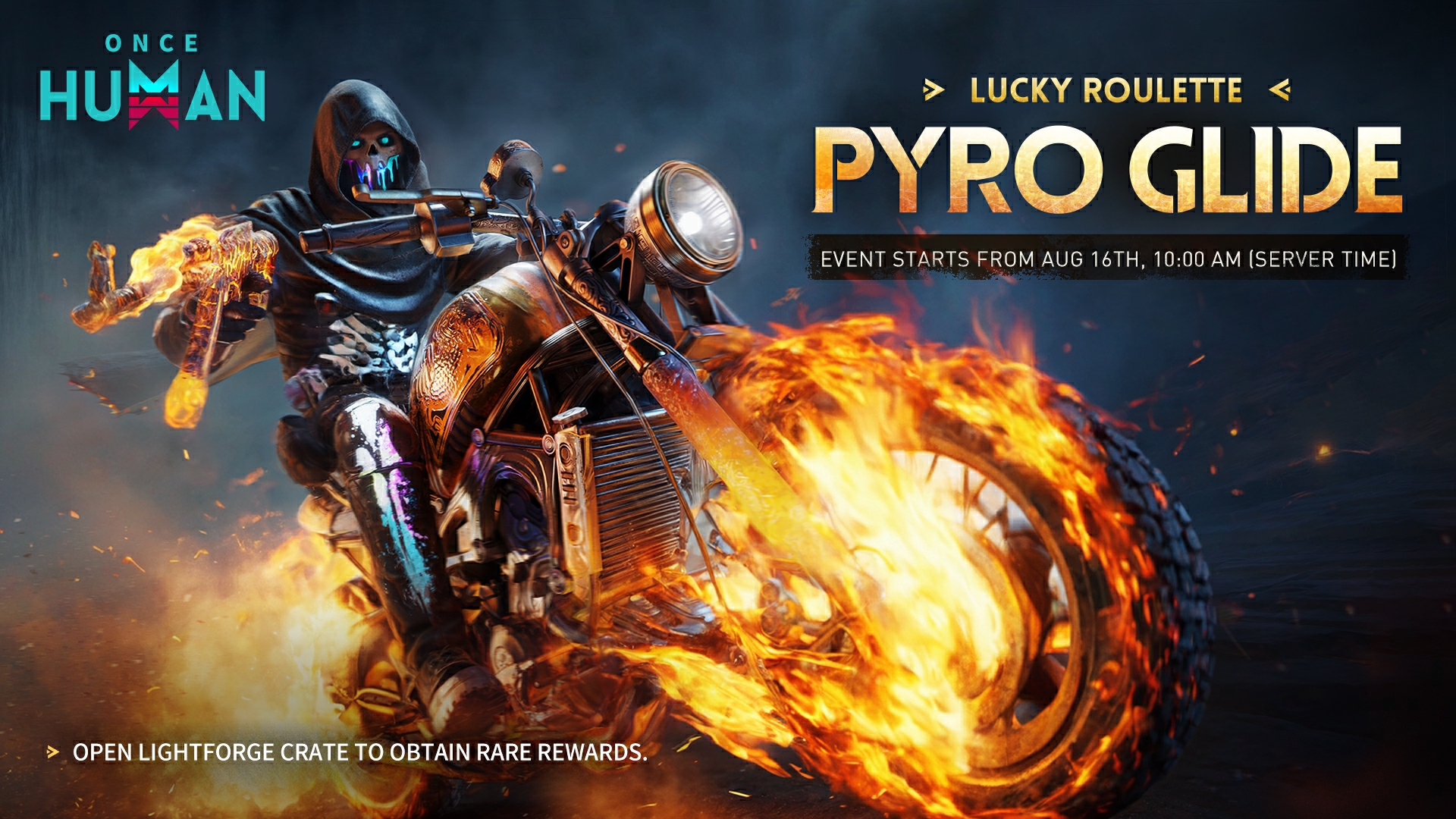 Once Human on X: &ldquo;Lucky Roulette - Pyro Glide has begun! Metas 