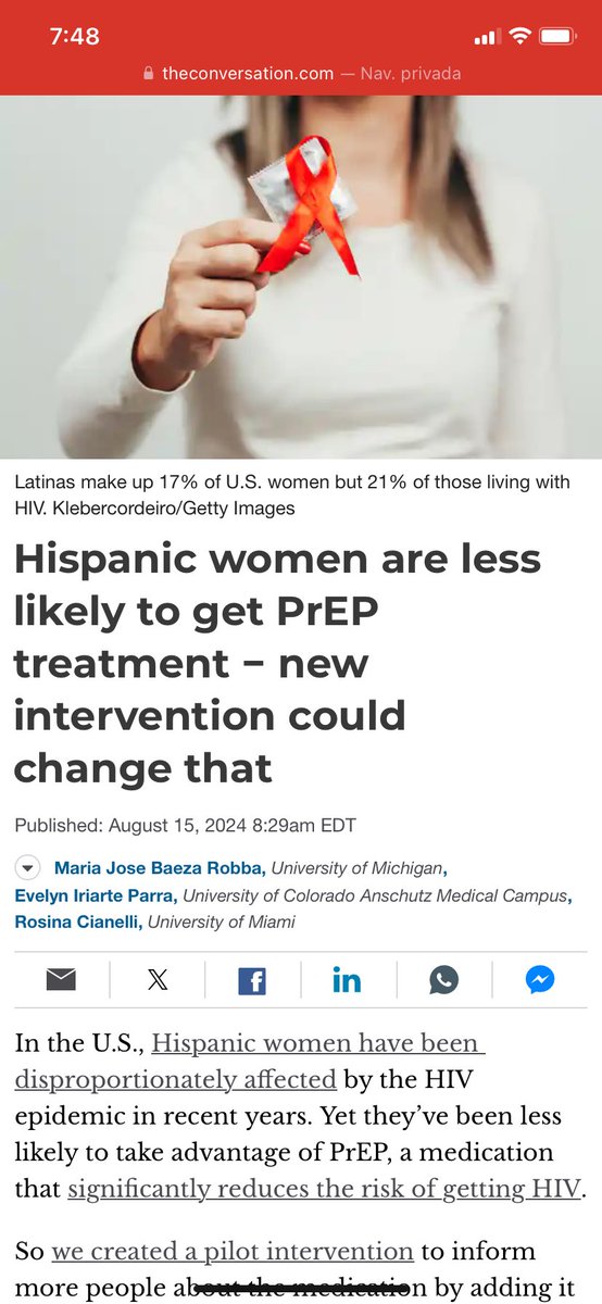 Check out this new publication on HIV prevention for Latina women.

theconversation.com/hispanic-women…