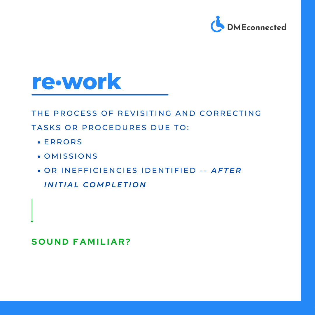 dmeconnected's tweet photo. Let's get it right the first time. "Measure Twice, Cut Once" #Rework #DMEconnected #PatientCare #Efficiency #Healthcare https://t.co/Ri4J296xiy