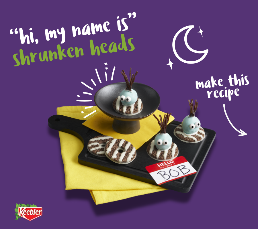 KeeblerUS's tweet photo. Bob holds it down in the kitchen! Make sure to grab some Fudge Stripes™ save this @Beetlejuice inspired recipe for this life (or the Afterlife). 

#Keebler #Beetlejuice #Beetlejuice https://t.co/ZsaCWZegyr