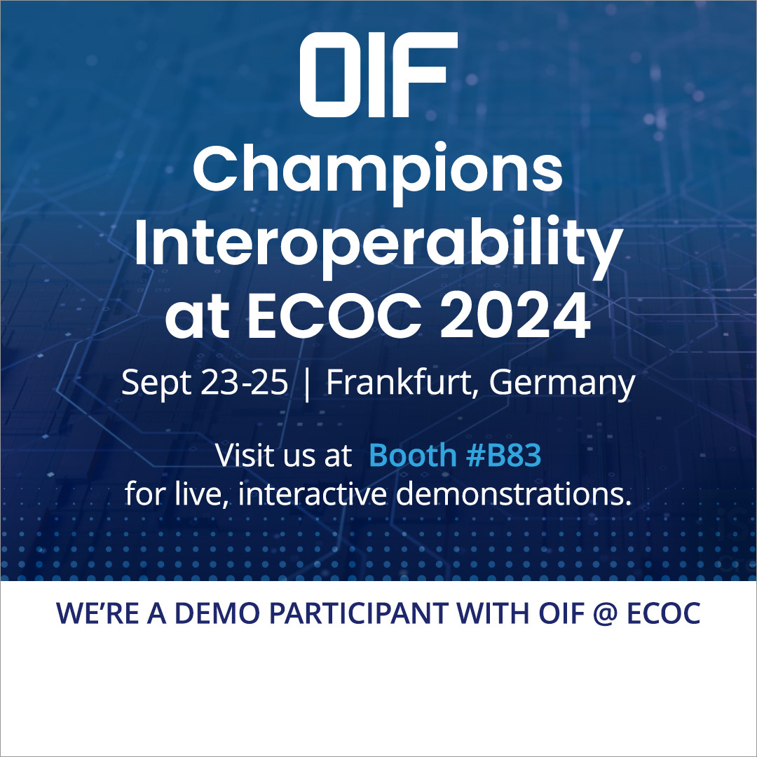 AcaciaComms's tweet image. We’re already gearing up for ECOC 2024!  Come see Acacia in the OIF booth for the industry-wide interoperability event. More details in the press release below. #OIFInteropDemo, #ECOC2024, #OIFInteroperability. spr.ly/6049YlbQv