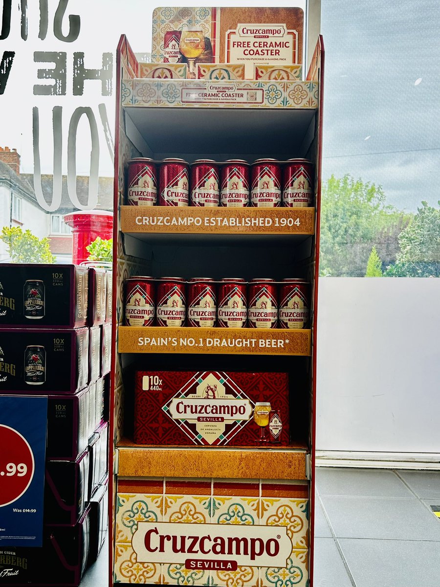 Bringing a bit of Seville to #Epsom 
with the compliments of <a href="/Heineken/">Heineken</a> #Cruzcampo
Please drink responsibly