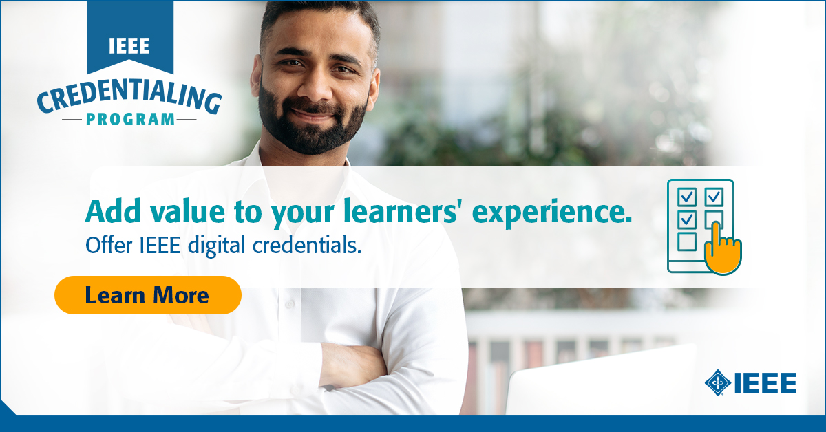 IEEELearn's tweet image. Elevate your conference this Fall with the IEEE Credentialing Program. IEEE offers #digitalbadges for #technicalconferences, as well as certificates for #technicalcourses. Conference attendees tend to look for events where they can earn PDH&apos;s! Learn more. bit.ly/4fK0Hsg