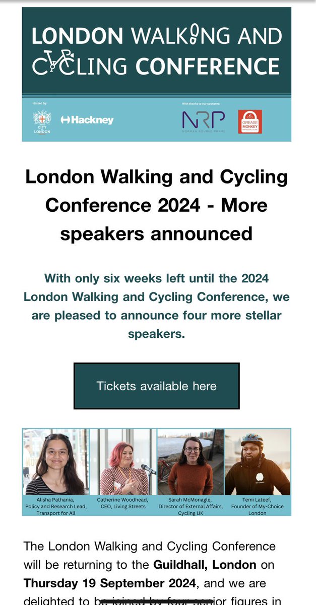 BRA_OFFICIAL_'s tweet image. Tickets are on sale &amp;amp; we are delighted to announce that we are back this time in person speaking at the upcoming London walking &amp;amp; cycling conference.

Discussing all things cycling related the impact my choice has had in the cycling scene and a look at exactly what we do in.