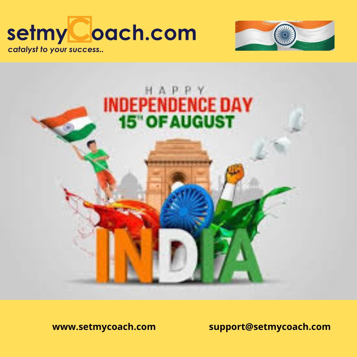 Freedom to choose, freedom to learn, freedom to succeed.

#IndipendenceDay2024 #Independence #IndependenceDay #Indian #India #BanegaSwasthIndia #DekhoApnaDesh #coaching #leadership #hr