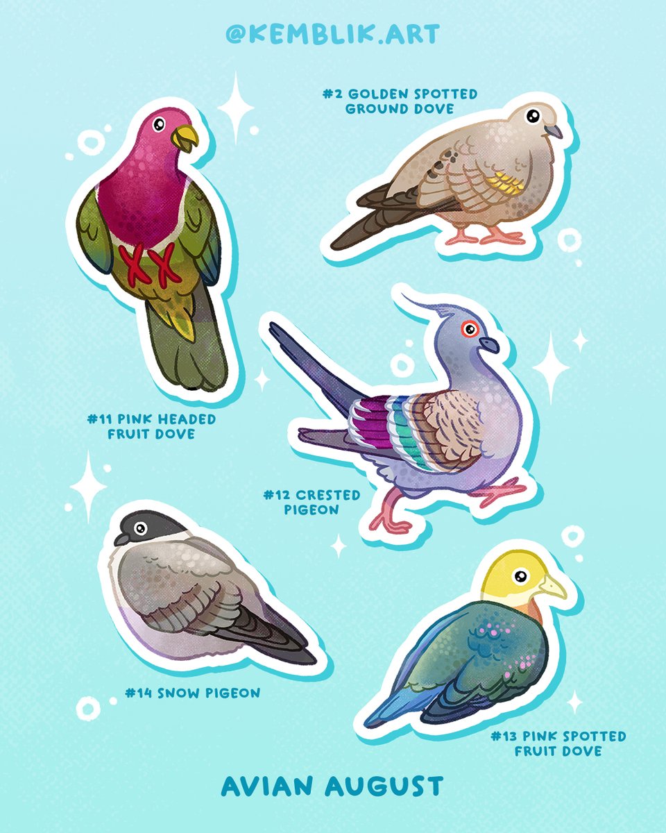 Kemblik_Art's tweet photo. #avianaugust 🦆 💖 part 3!
#avianaugust2024 #artprompts #dailyprompts #drawingprompts #promptlist #birdart #birdartist #pigeon #pigeonfan #pigeonlove ##birdartworkbirdartwork https://t.co/RjhPS5ugjk