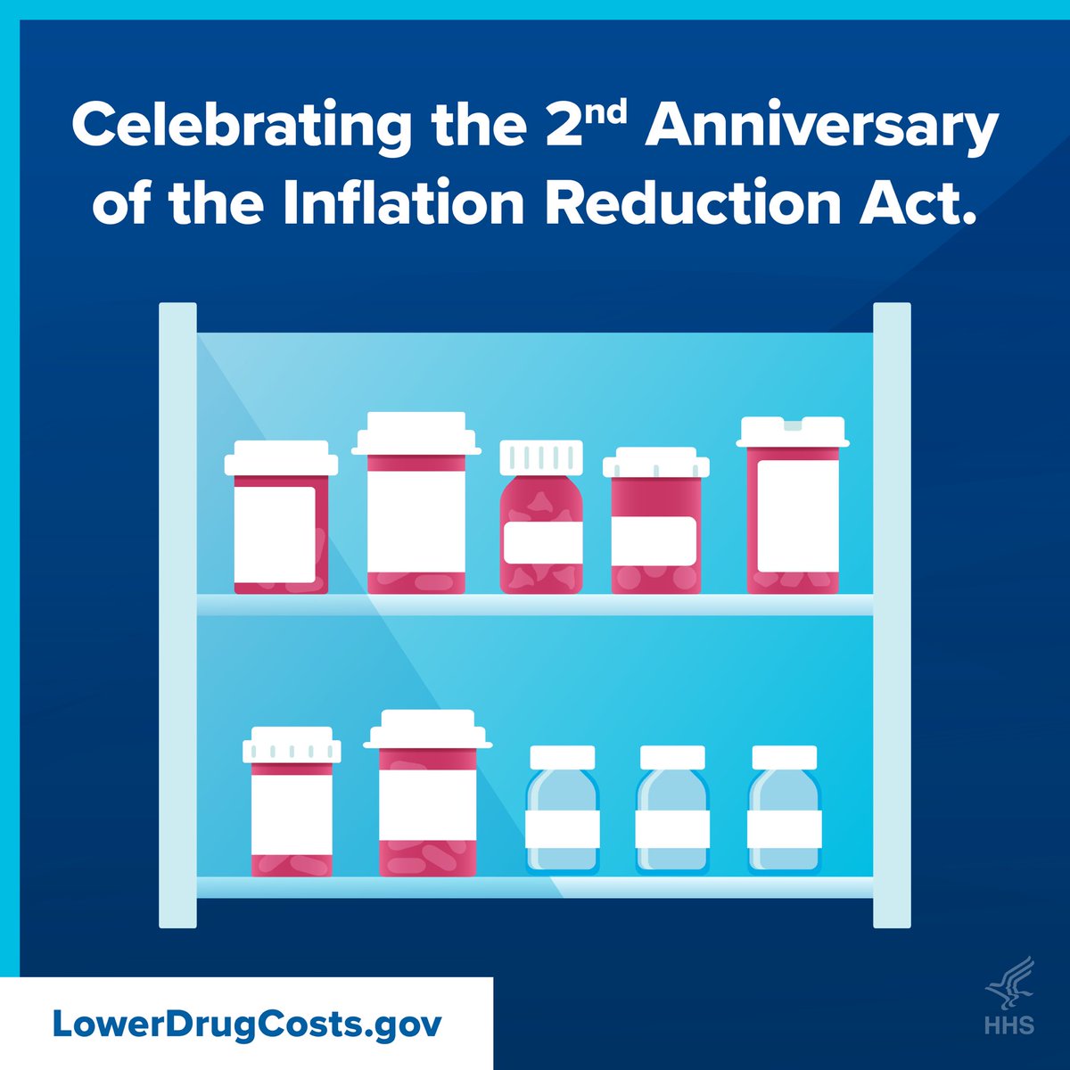 HHSRegionIV's tweet photo. The 10 drugs selected for #Medicare negotiation account for billions in taxpayer dollars. Thanks to the #InflationReductionAct, Americans can finally get a better deal. https://t.co/AdCSJWZEAf
