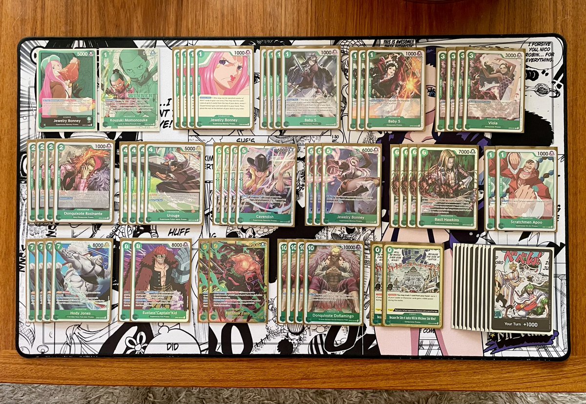 multiplecats's tweet photo. Started playing the One Piece TCG on a whim last month, and then last night I won a 25-player local event. This game is very fun. ☺️ https://t.co/lQlPb5xODV