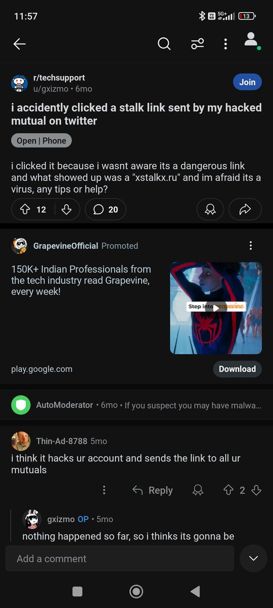 Shikhaarrrr's tweet photo. @Ryan2601693631 hacked? https://t.co/NOvULBMtVG