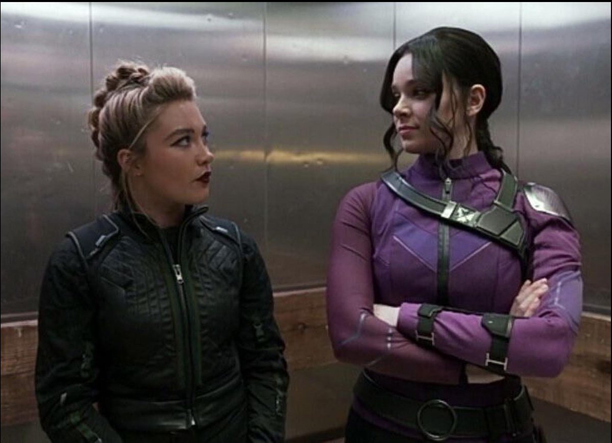 TwstdPrtzl13's tweet photo. Marvel should make a Hawkeye &amp; Black Widow movie with a dual timeline where Clint and Nat go on a mission for SHIELD and Kate and Yelena have to deal with its consequences in the present day. https://t.co/d6cp1EvQF4