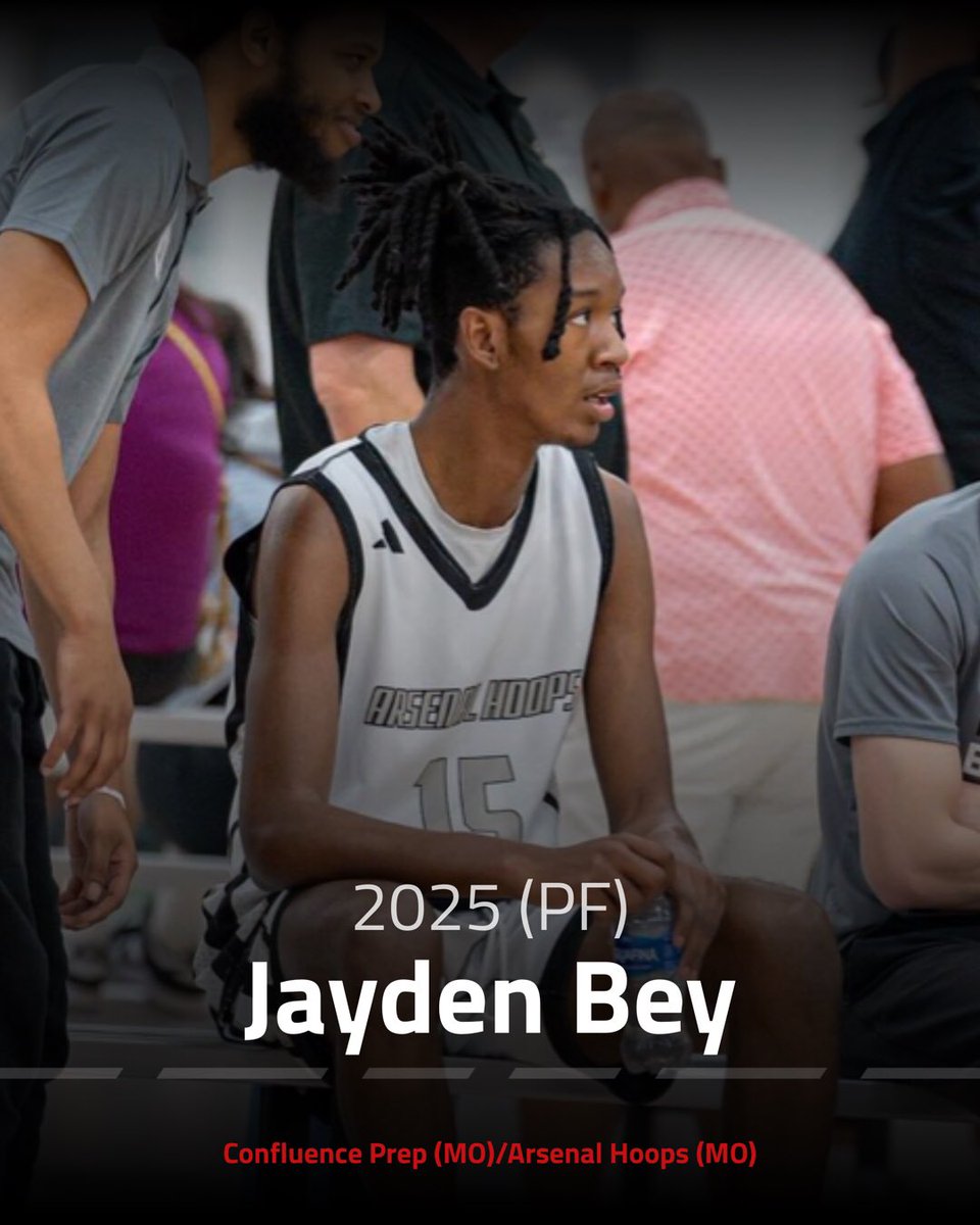 yc8thescout's tweet photo. Jayden Bey (2025)
Height: 6’9 
POS: PF
HS: Confluence Prep (MO) 
Grassroots: Arsenal Hoops (MO) 
Calling Card: Rim Protector 
Current Offers: N/A https://t.co/IippE2NJON