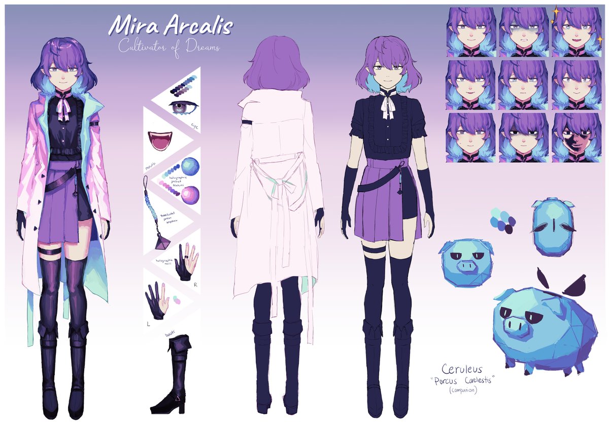 Mira Arcalis / ミラ・アルカリス 🪞🐷 VTuber ▽ SSR tweet media