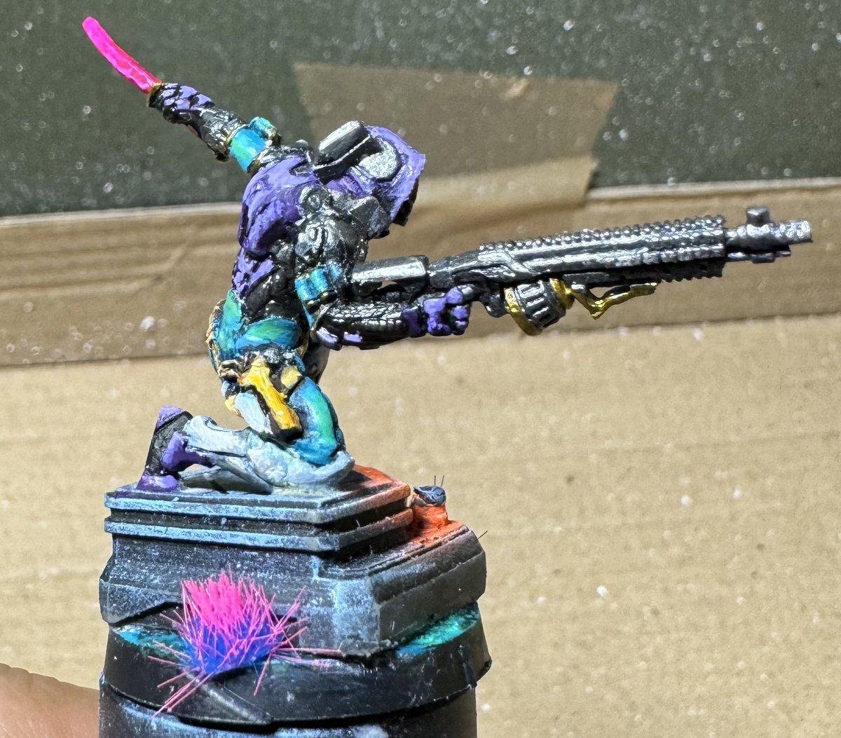 RafaAreGar's tweet photo. Con esta foto doy por acabado el Reinf. Nightshades de #InfinityTheGame de @corvusbelli_ #InfinityUniverse #InfinityPaintContest #InfinityPeopleChoice https://t.co/yuTF3i6msu