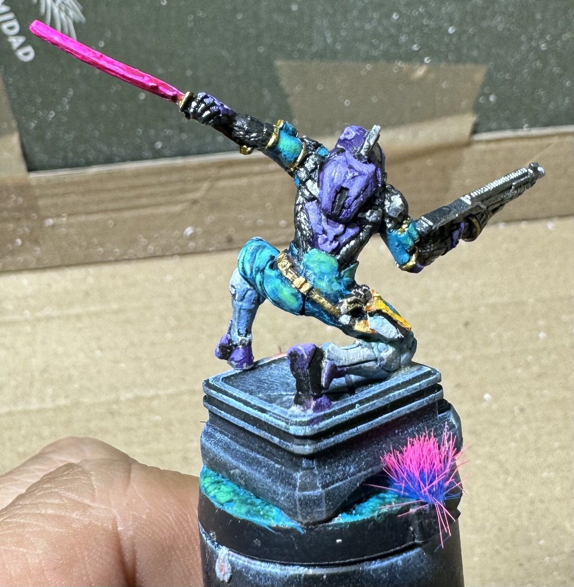 RafaAreGar's tweet photo. Con esta foto doy por acabado el Reinf. Nightshades de #InfinityTheGame de @corvusbelli_ #InfinityUniverse #InfinityPaintContest #InfinityPeopleChoice https://t.co/yuTF3i6msu
