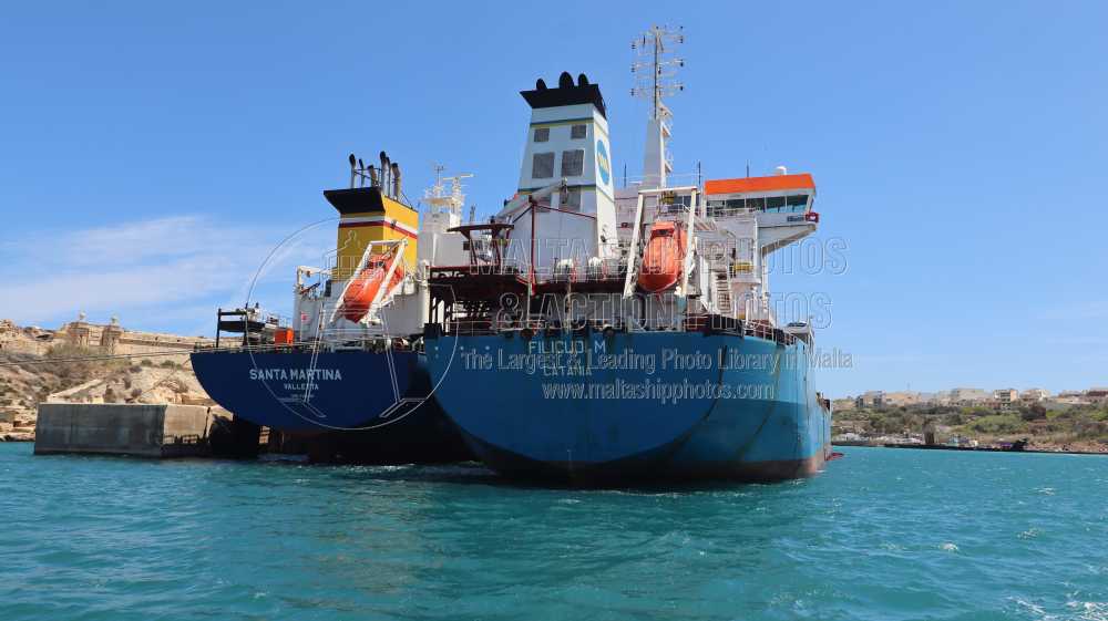 Shipguru's tweet photo. #Spanishbuilt #chemical_tanker #FILICUDI_M #berthed #alongside #Italianbuilt #tanker at #Ricasoli,  #grandharbourmalta - 03.05.2024 - https://t.co/nfgboxc3g3 - NO PHOTOS can be used or manipulated without our permission @Rich_Ships @ShipsInPics https://t.co/nBk3xpJCtw
