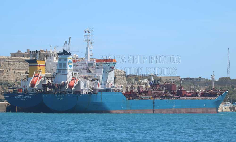 Shipguru's tweet photo. #Spanishbuilt #chemical_tanker #FILICUDI_M #berthed #alongside #Italianbuilt #tanker at #Ricasoli,  #grandharbourmalta - 03.05.2024 - https://t.co/nfgboxc3g3 - NO PHOTOS can be used or manipulated without our permission @Rich_Ships @ShipsInPics https://t.co/nBk3xpJCtw