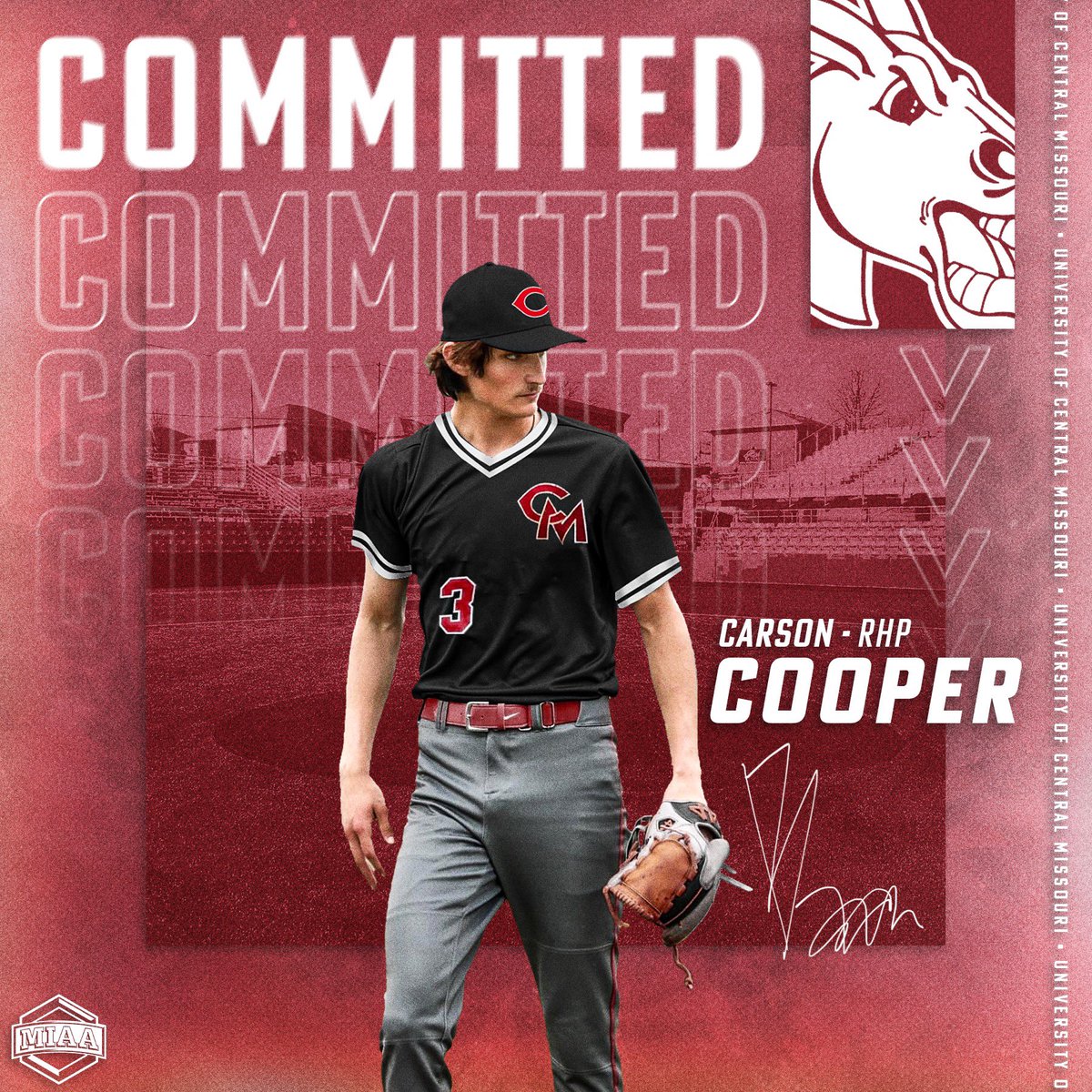 Excited to say that I am continuing my baseball and academic career at The University of Central Missouri. I'd like to thank my parents, coaches, family and friends for being there with me along the way.

Roll Stable ❤️❤️