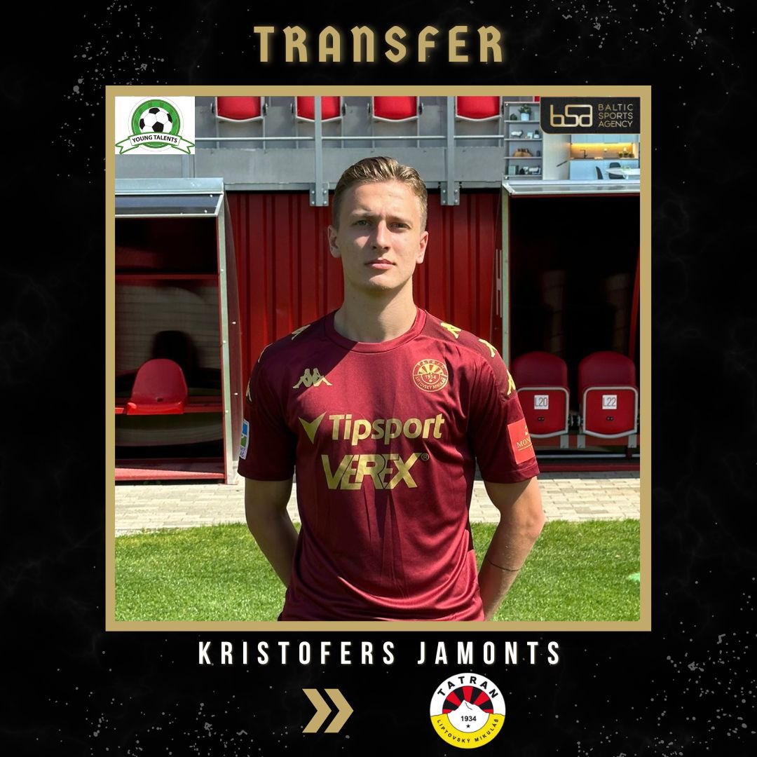 Youth national of Latvia, Kristofers Jamonts signs his first professional contract with the first team of Tatran Liptovsky Mikulas from Slovakia. After spending last couple of years in Germany and Austria, it will be Kristofers first season as pro! #teamBSA 

🤝 <a href="/MartinJurkovic9/">Martin Jurkovič</a>